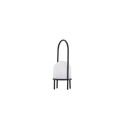 Colie laualamp ø19*43cm - must/valge /