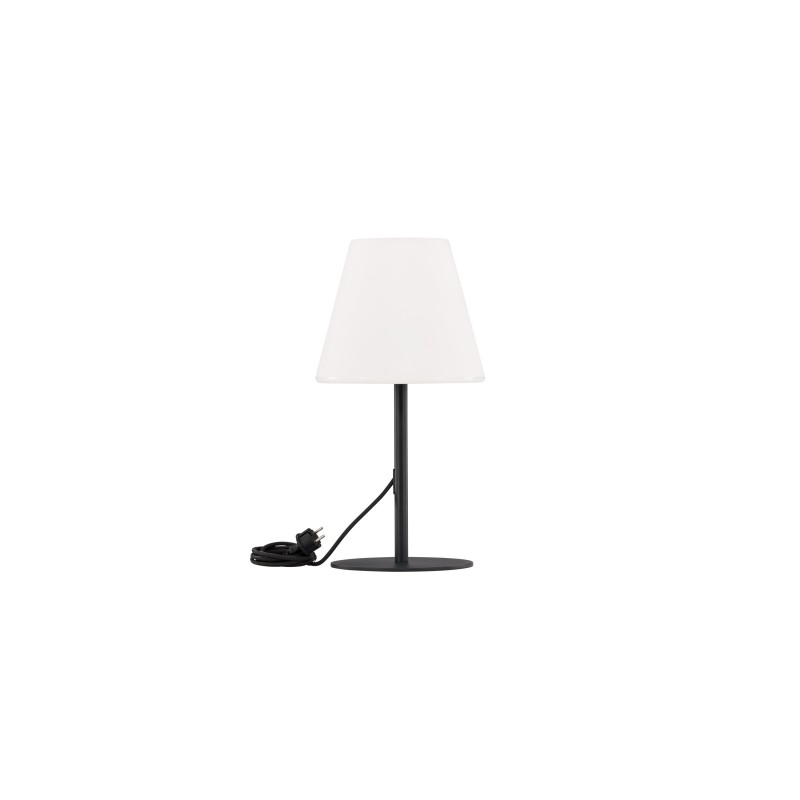 Moris laualamp ø28*52cm - must/valge /