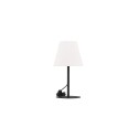 Moris laualamp ø28*52cm - must/valge /