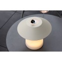 Rubu laualamp ø24*26cm - beež/valge /