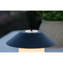 Rubu laualamp ø24*26cm - must/valge /