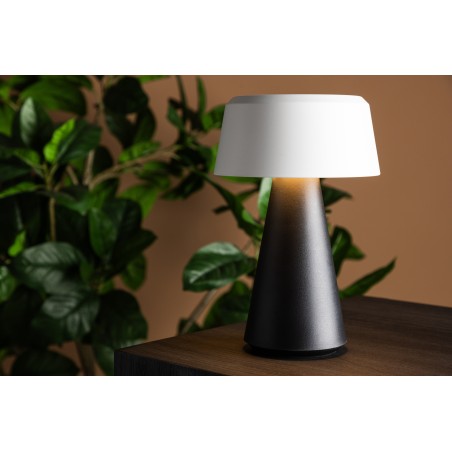 Stratfordi laualamp ø15*23cm – valge/must /