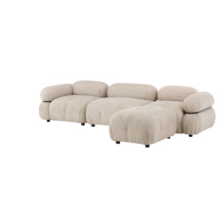 Mika Module Diivan Beež/Must 4 tk