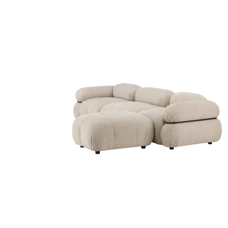 Mika Module Diivan Beež/Must 4 tk