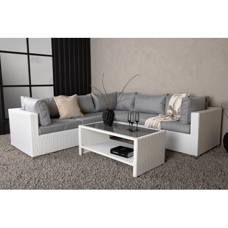 Amazon Module Diivanikomplekt 3+2+1 - Valge/hall