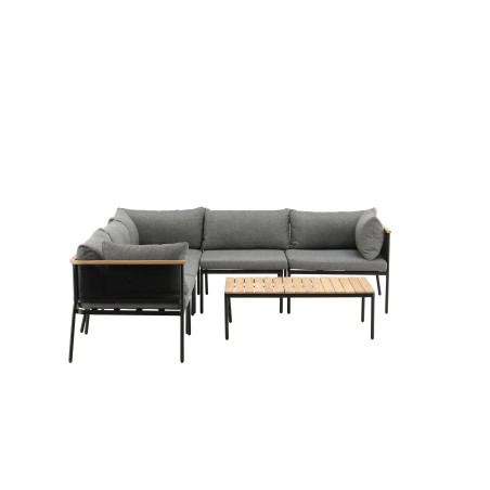 Nettan - Nurgadiivani komplekt - must Teras / Hall Cushion / Tiik