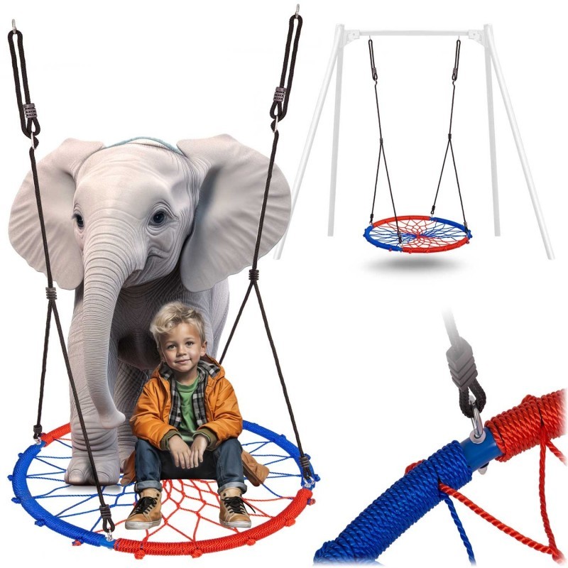 Kiik toonekurepesa 95 cm sini-punane | FreshDesign.ee