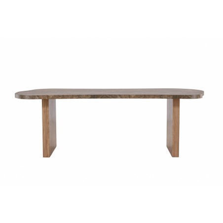 Söögilaud Eleonora 100x230 cm - Pruun / Marblelook