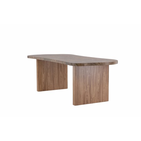 Söögilaud Eleonora 100x230 cm - Pruun / Marblelook