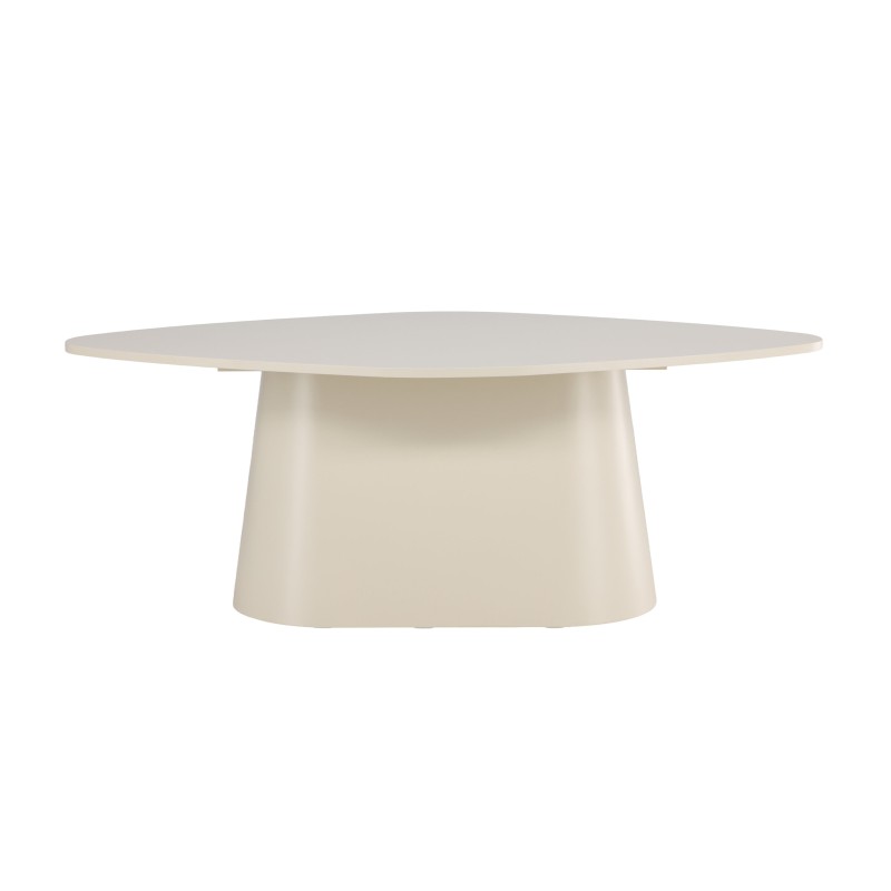Teemantidega söögilaud 210x110x75 cm - MDF beež PU lakimaaling FSC 100%