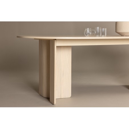 Tyresö söögilaud 100x220 cm - Whitewash 