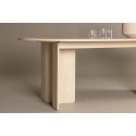 Tyresö söögilaud 100x220 cm - Whitewash 