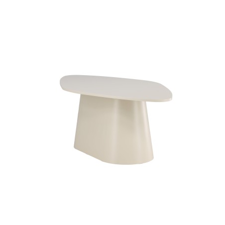 Teemantidega söögilaud 210x110x75 cm - MDF beež PU lakimaaling FSC 100%