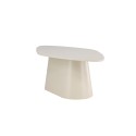 Teemantidega söögilaud 210x110x75 cm - MDF beež PU lakimaaling FSC 100%