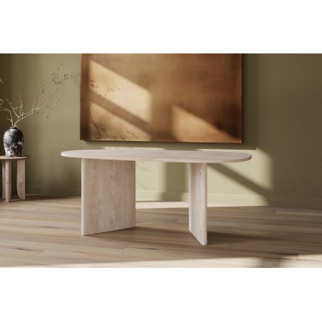 Grönvik Ovaalne söögilaud - Nature MDF 3D-paber