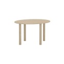 Hilo söögilaud 130*110 – loodus / loodus MDF 3D-paberiga