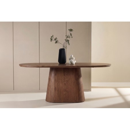 Stjärnö söögilaud 90x200 cm - Mocca / MDF spoon