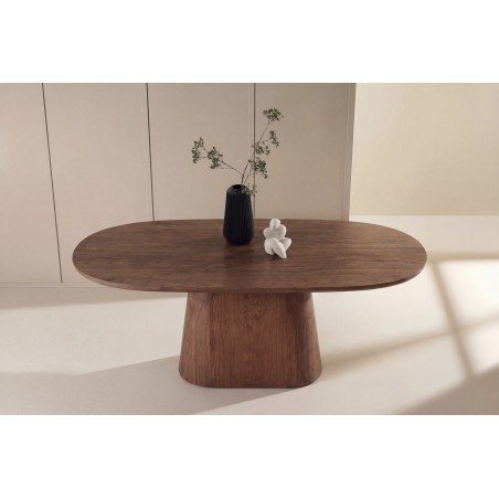 Stjärnö söögilaud 90x200 cm - Mocca / MDF spoon