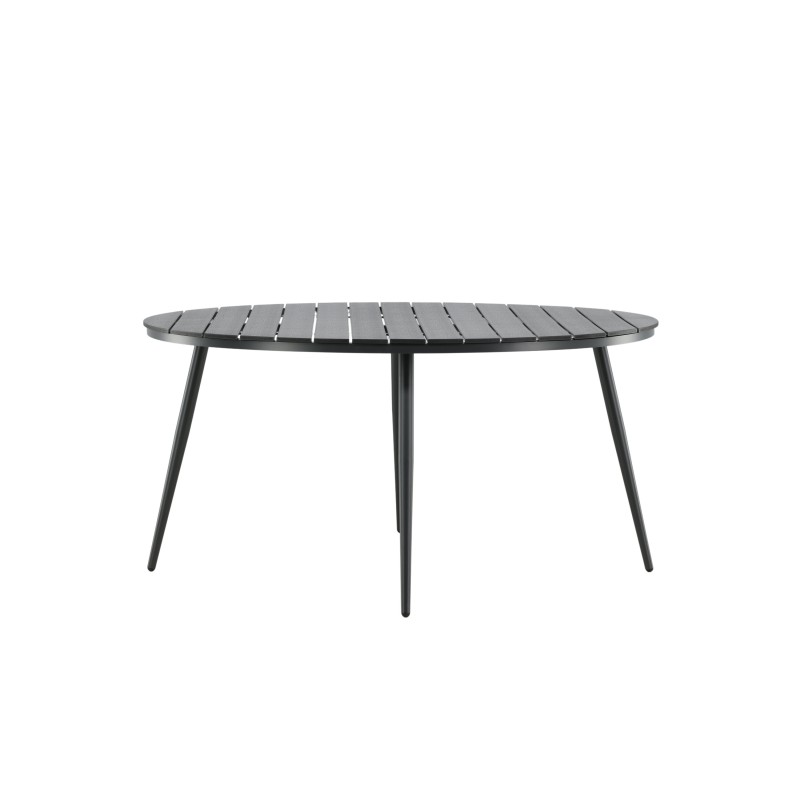 Break - Söögilaud Ümar- Must / Must - Alu / Aintwood - 150ø