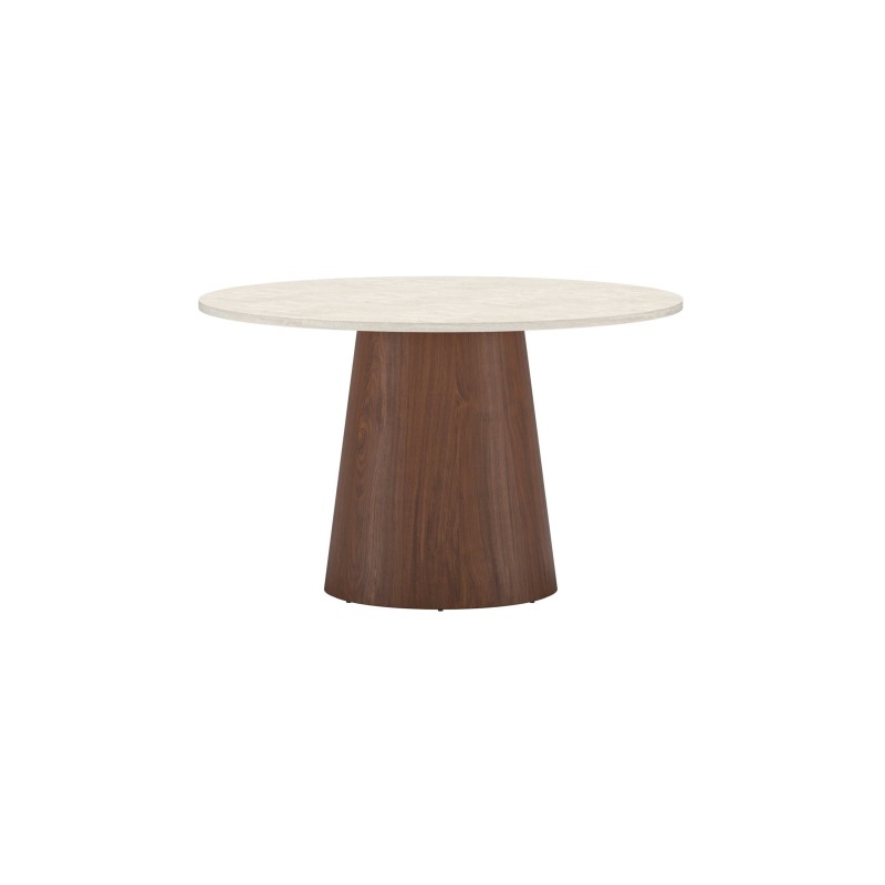 Lanzo söögilaud - Mocca / Travertinelook - MDF 3D-paberiga