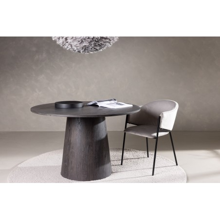 Lanzo söögilaud φ120 – Mocca/Mocca