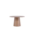 Lanzo söögilaud φ120 - naturaalne / naturaalne MDF