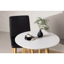 Leonora söögilaud φ65 - Oaklook / valge MDF