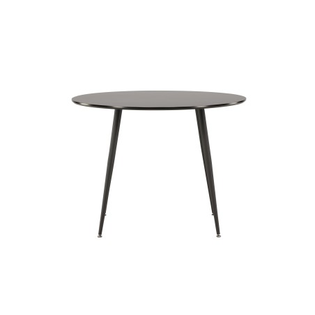 Plaza Runt Matbord – Svart / Svart – ø100*H75