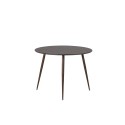 Plaza Ümarlaud 100 cm - Pähkel plaat - Pähkel jalad