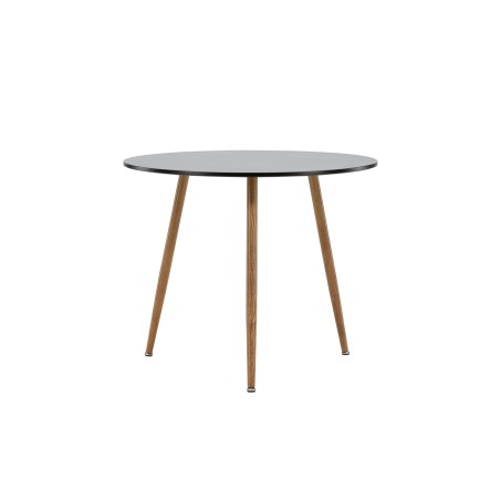 Söögilaud Polar ø90 - tume tamm / must MDF