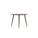 Sanford – φ100*75 söögilaud – tumepruun MDF