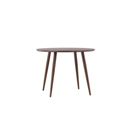 Sanford – φ100*75 söögilaud – tumepruun MDF