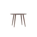 Sanford – φ100*75 söögilaud – tumepruun MDF