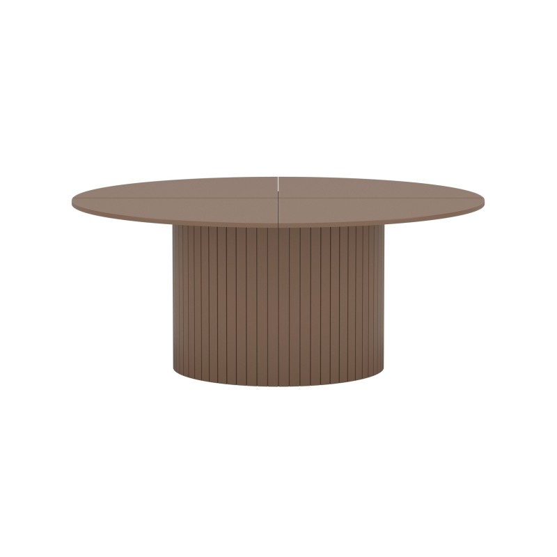 Häröni söögilaud ø180cm - pruun MDF