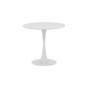 Hamden söögilaud ø80cm - valge MDF -ersätter 19996-280