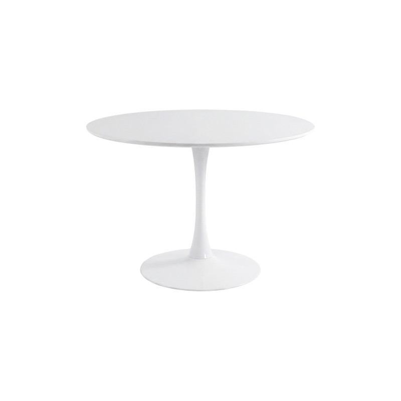 Hamden söögilaud ø110cm - valge MDF