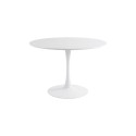 Hamden söögilaud ø110cm - valge MDF