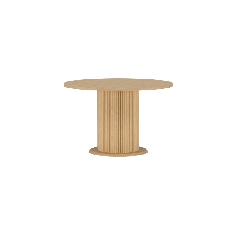 Reko ümmargune söögilaud - Nature / MDF w paberspooniga
