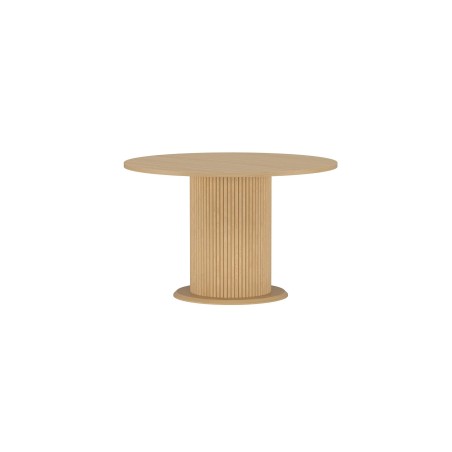 Reko ümmargune söögilaud - Nature / MDF w paberspooniga