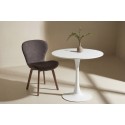 Hamden söögilaud ø80cm - valge MDF -ersätter 19996-280