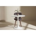 Hamden söögilaud ø80cm - valge MDF -ersätter 19996-280