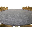 Estelle runt Matbord - Borstad Mässing / Svart marmor - ø106*H75+Limhamn Light - Tool - Gold Velvet