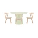 Lanzo söögilaud Ø120 Matcha roheline + Bobby tool 2-pakk Whitewash Wood _4