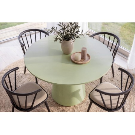 Lanzo söögilaud Ø120 Matcha roheline + Bobby tool 2-pakk must/beež _4