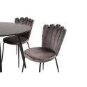 Plaza Runt Matbord – Svart / Svart – ø100*H75 + Limhamni tool – hall _4
