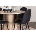 OliviaDining Table-WhiteWashVeneer+PolarDining Chair-Black Leggs-Black Fabric_4