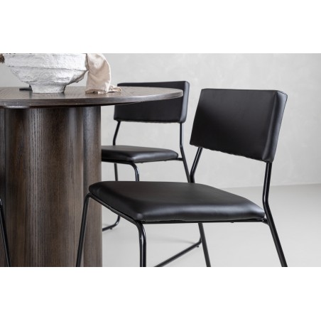 OliviaDining Table-Mocca/MoccaVeneer+KenthChair-Must/MustPU_4