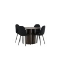 OliviaDiningTable-Mocca/MoccaVeneer+PolarDiningChair-Blacklegs/BlackVelvet_4