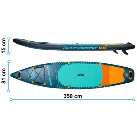 Reefbreak SUP laud 350 x 81 x 15 cm | FreshDesign.ee