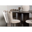 OliviaDining Table-Mocca/MoccaVeneer+Limhamn Light Chair-Black/Beige Velvet_4
